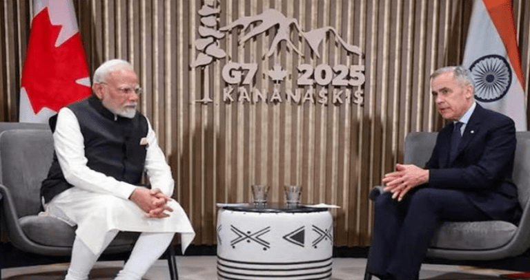 Summer Express - G7 सम्मेलन में मोदी-कार्नी की मुलाकात: तनावपूर्ण दौर के बाद भारत-कनाडा संबंधों में सुधार की पहल