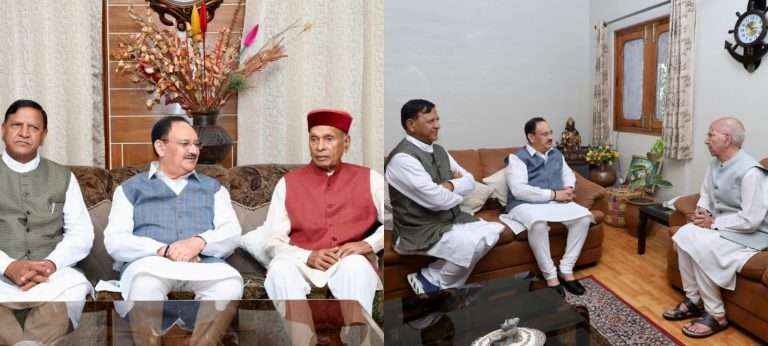 Summer Express - मिशन हिमाचल रिटर्न 2027″: नड्डा ने धूमल-शांता संग बैठकर दी भाजपा रणनीति को धार