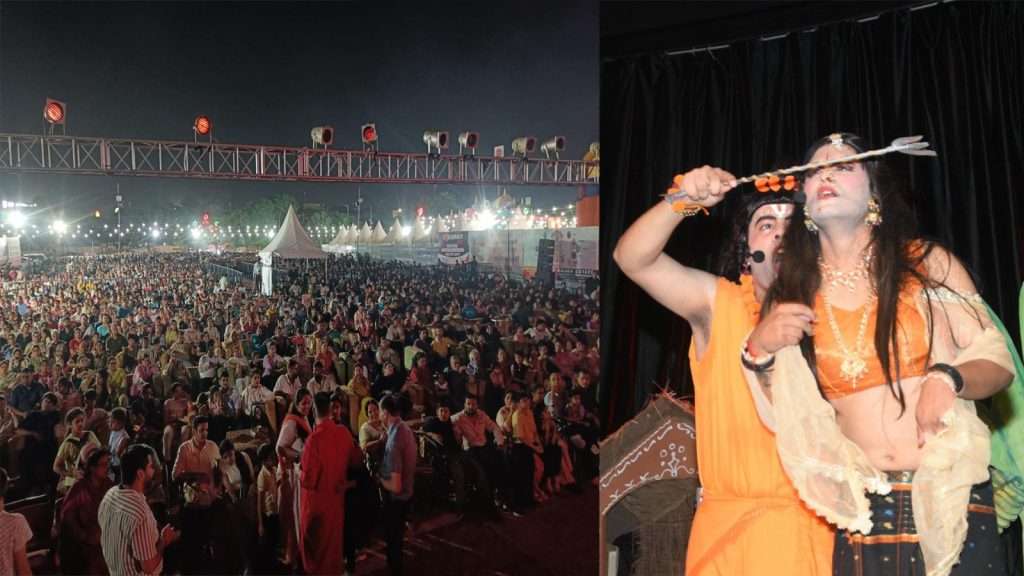 Summer Express - पंचकुला की रामलीला में हनुमान जी के मंचन से गूंजा पंडाल, पांच हजार से अधिक श्रद्धालु बने साक्षी