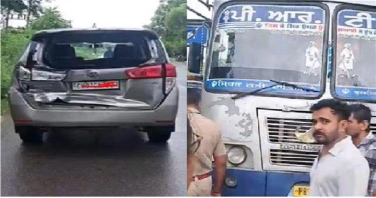 Summer Express - पंजाब बस ड्राइवर की लापरवाही, विधायक की गाड़ी प्रभावित