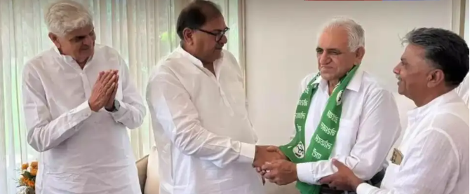 Summer Express - हरियाणा में राजनीतिक भूचाल: JJP और कांग्रेस के नेता INLD में शामिल