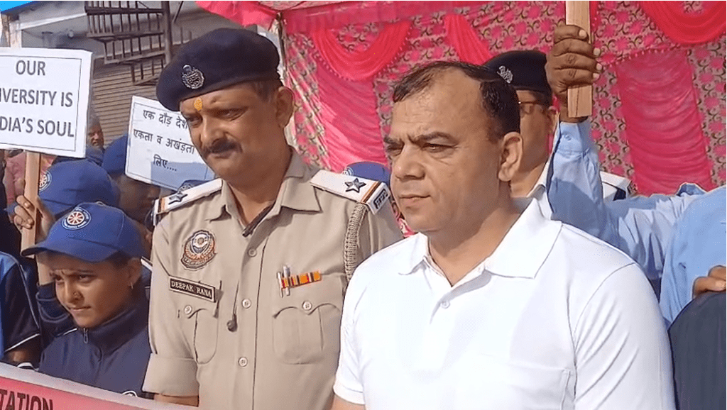 Summer Express - चिंतपूर्णी थाना में ‘एकता दौड़’, सरदार पटेल को श्रद्धांजलि दी गई