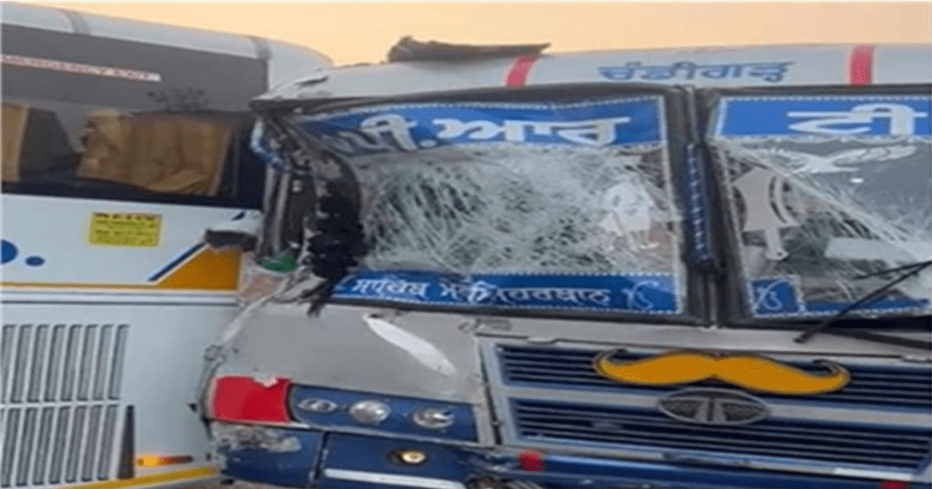 Summer Express - राजपुरा में PRTC और इंडो-कैनेडियन बस टकराई, पंद्रह हुए घायल