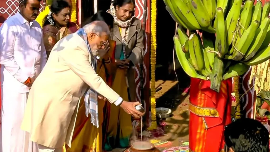 Summer Express - पीएम मोदी ने केंद्रीय मंत्री के घर पोंगल मनाया, कहा- अब यह ग्लोबल त्योहार