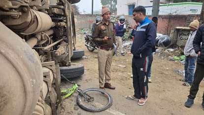 Summer Express - झज्जर में दर्दनाक हादसा :  साइकिल सवार नाबालिग पर पलटा तेज रफ्तार ट्रक