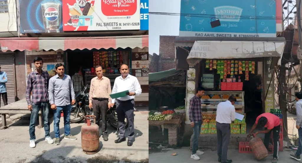 Summer Express - यमुनानगर में घरेलू गैस के व्यावसायिक उपयोग पर कार्रवाई, 29 सिलिंडर जब्त