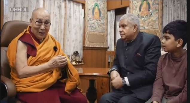 Summer Express - मैक्लोडगंज में दलाई लामा से पूर्व उपराष्ट्रपति धनखड़ की मुलाकात, श्रद्धालुओं को दिया शांति का संदेश